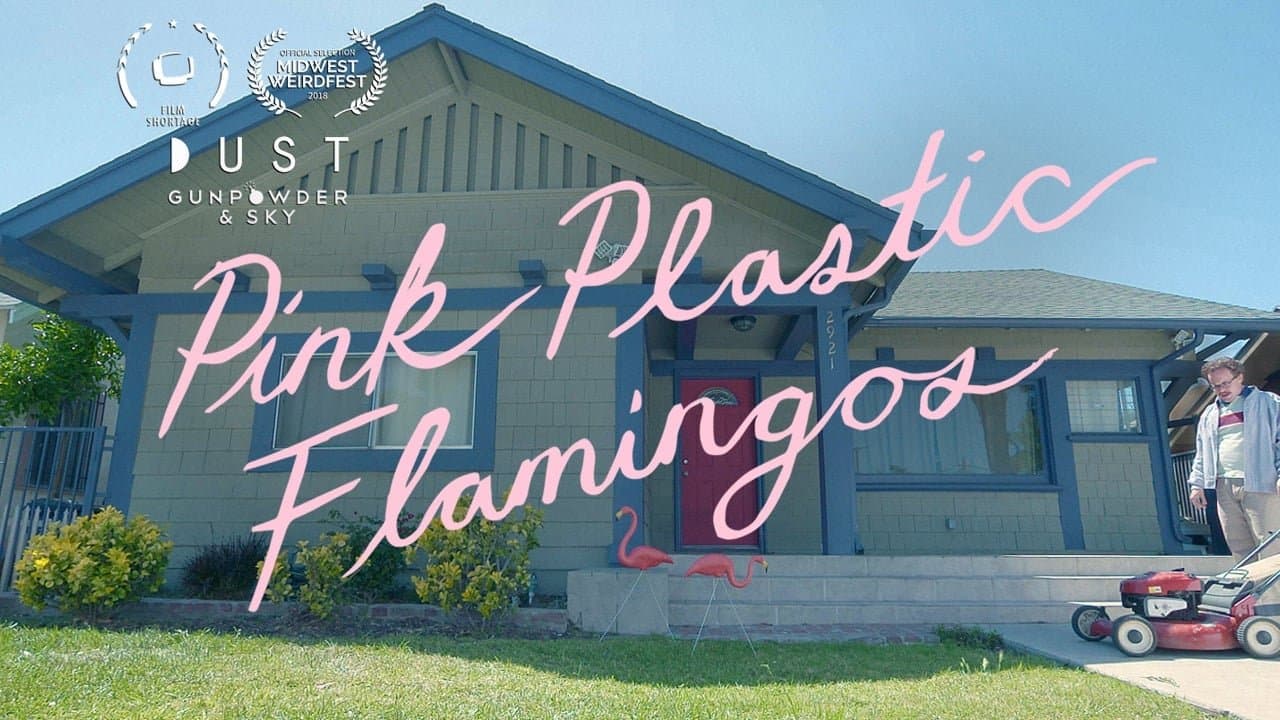 Pink Plastic Flamingosの背景画像
