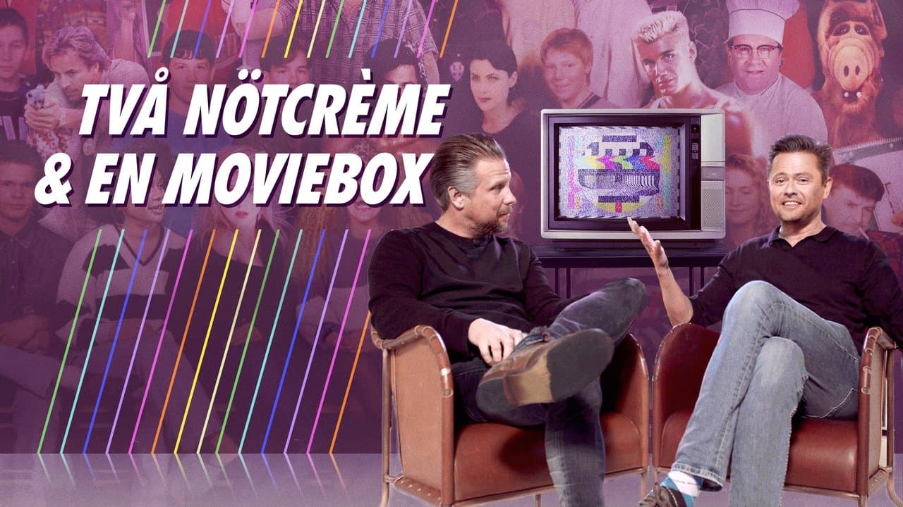 Två nötcreme och en movieboxの背景画像