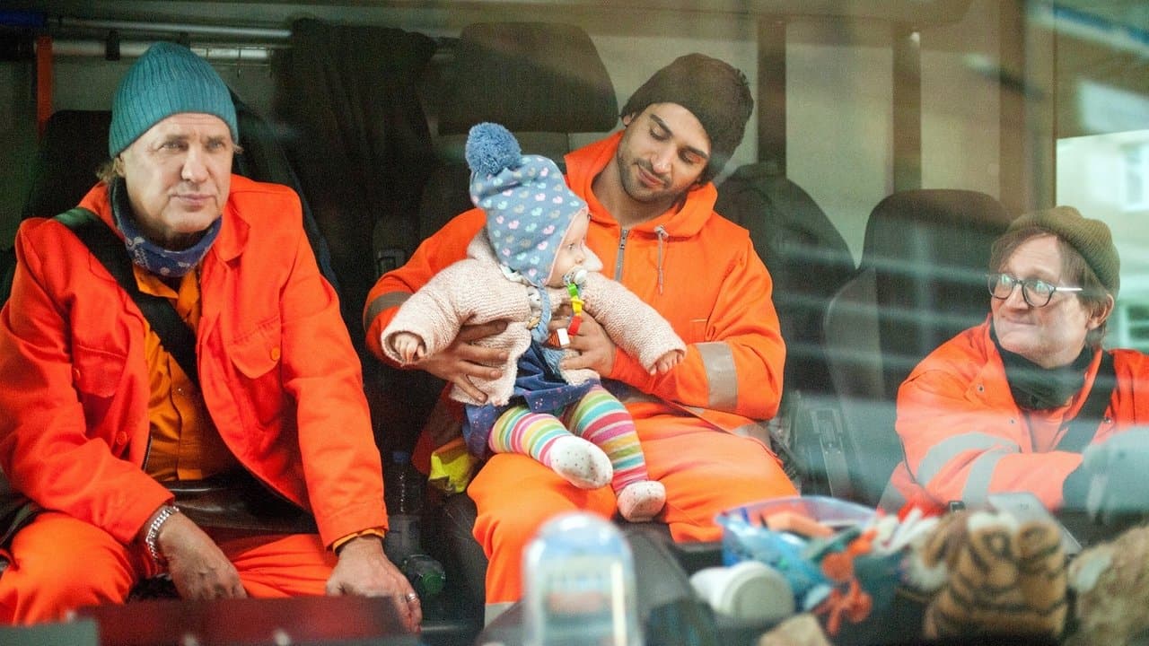 Die Drei von der Müllabfuhr - Baby an Bordの背景画像