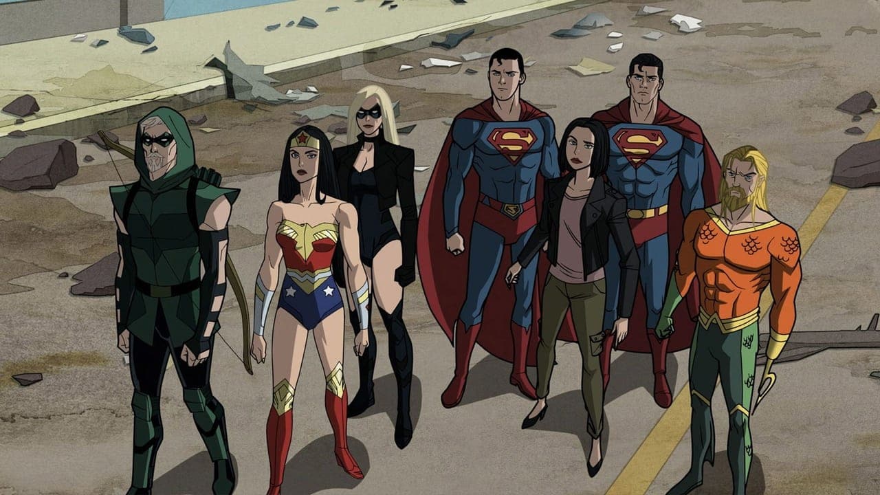 Justice League: Crisis on Infinite Earths Part Threeの背景画像