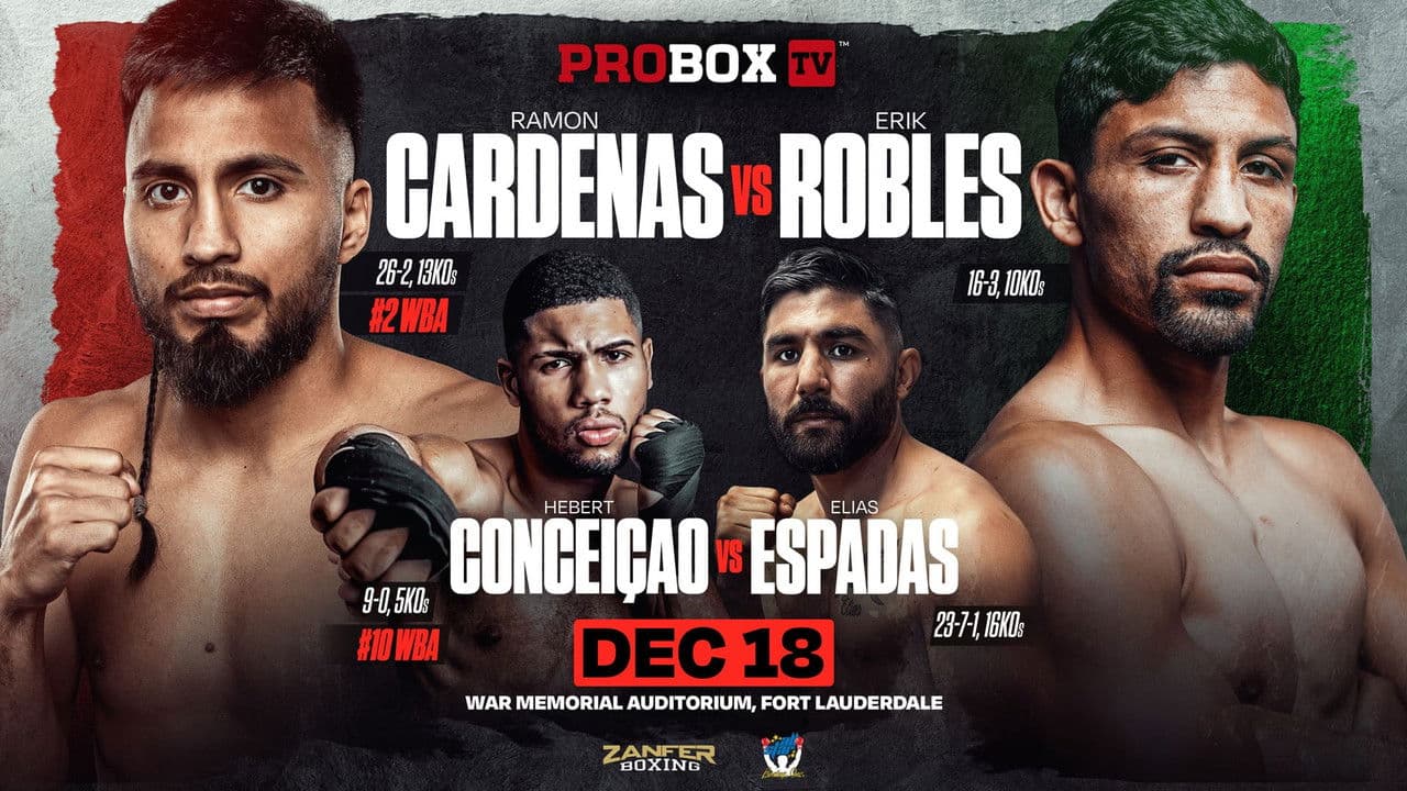 Ramon Cardenas vs. Erik Roblesの背景画像