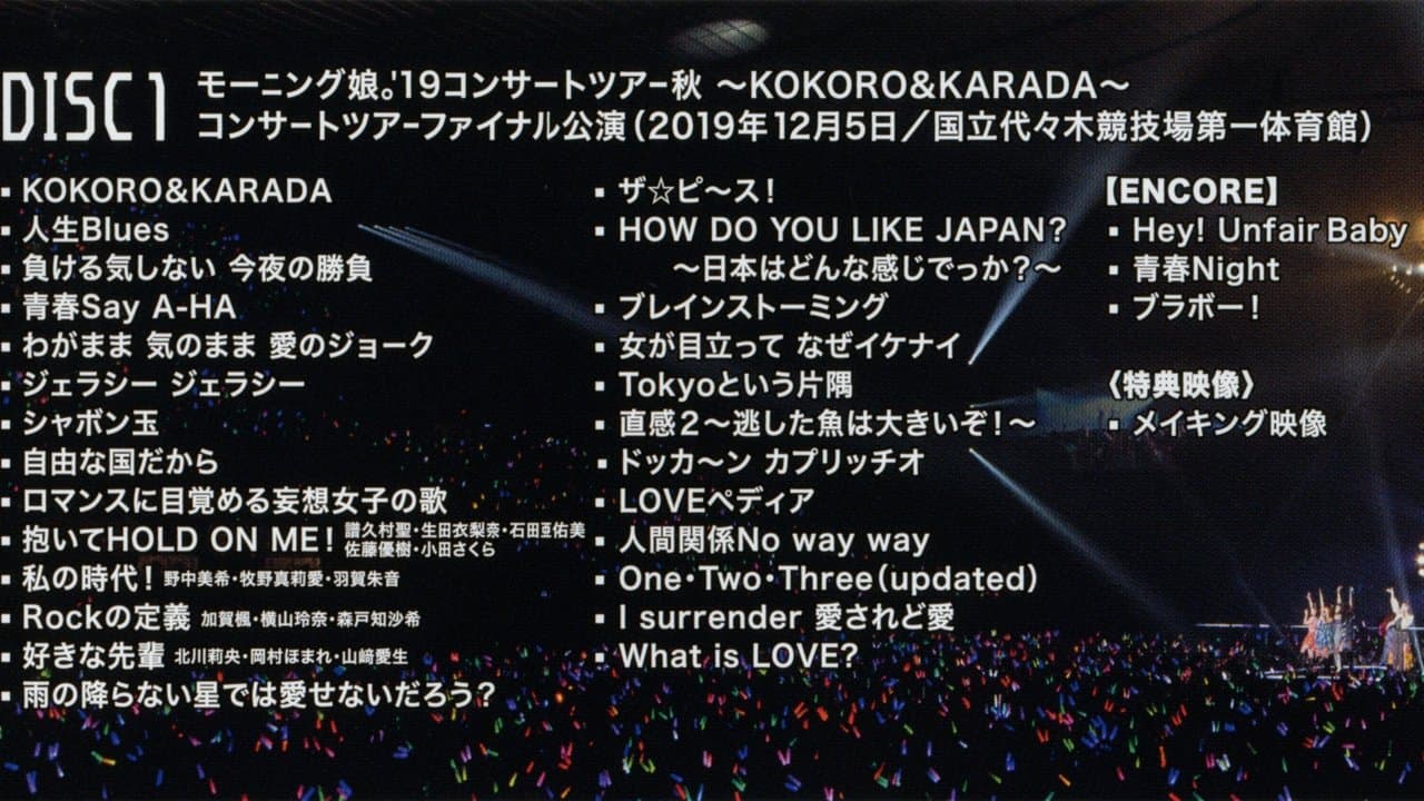 モーニング娘。'19 コンサートツアー2019秋 〜KOKORO&KARADA〜の背景画像