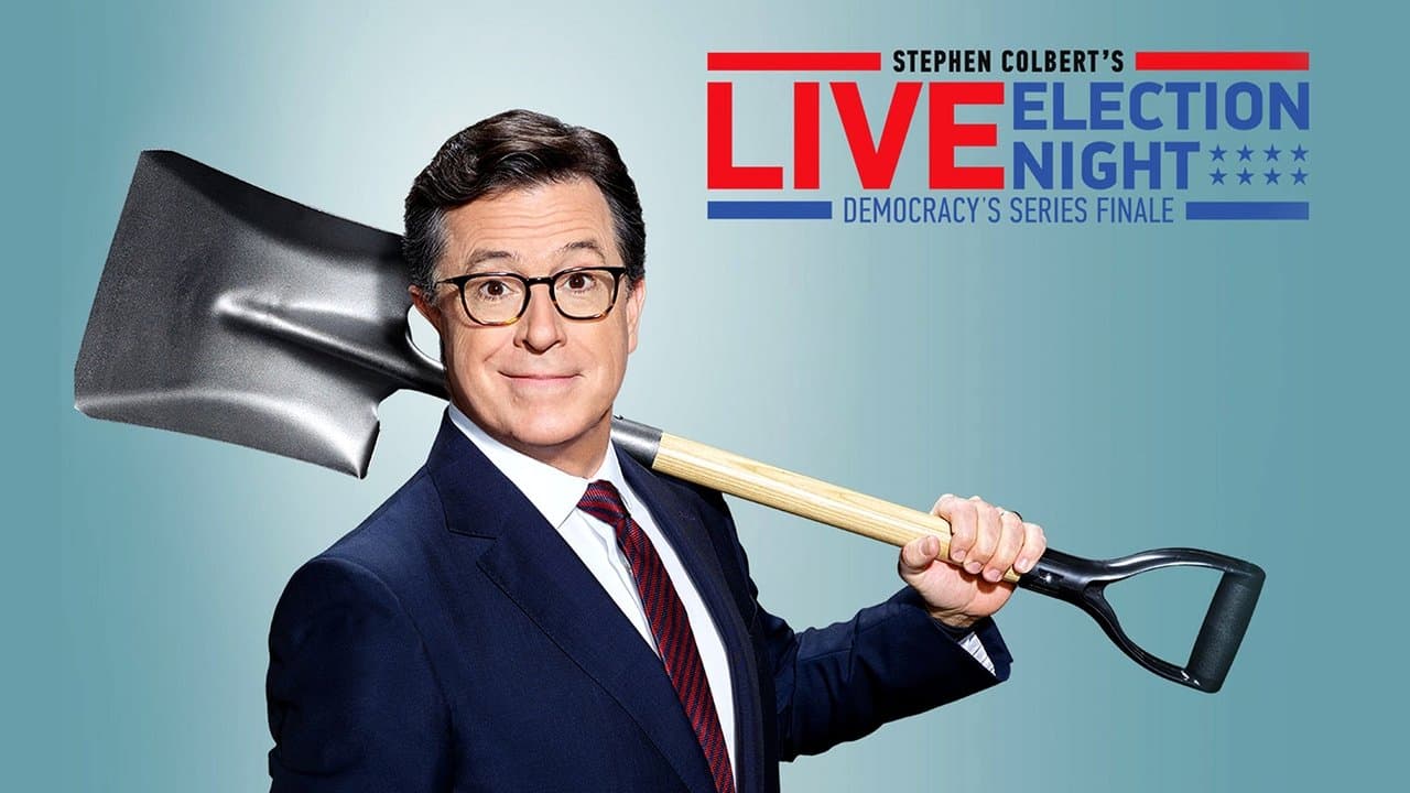 Stephen Colbert's Live Election Night Democracy's Series Finaleの背景画像