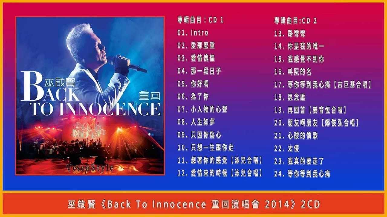 Eric Moo Back to Innocence Concertの背景画像