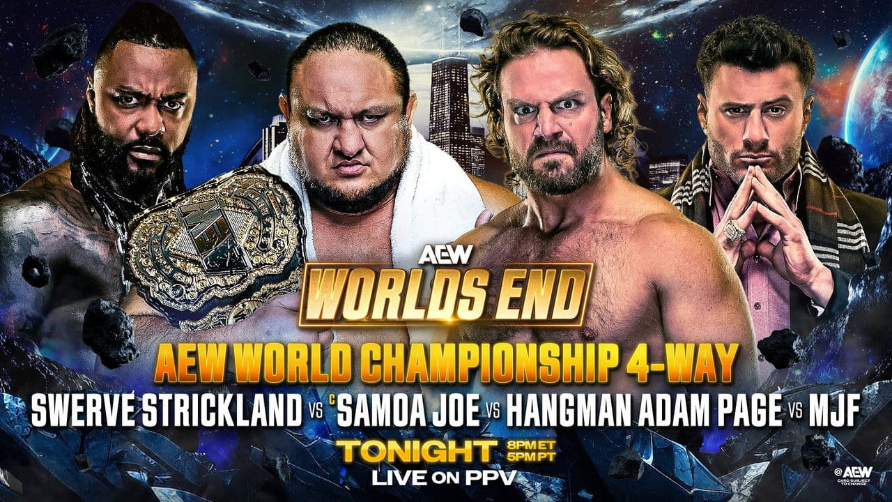 AEW Worlds End 2025の背景画像