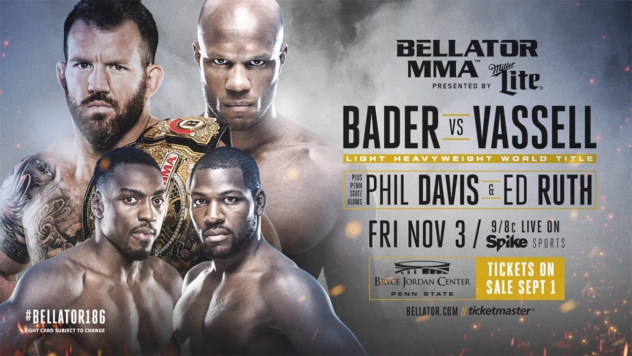 Bellator 186: Bader vs. Vassellの背景画像