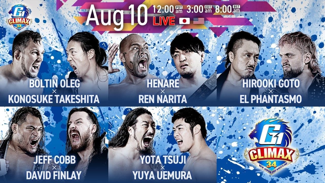 NJPW G1 Climax 34: Day 14の背景画像