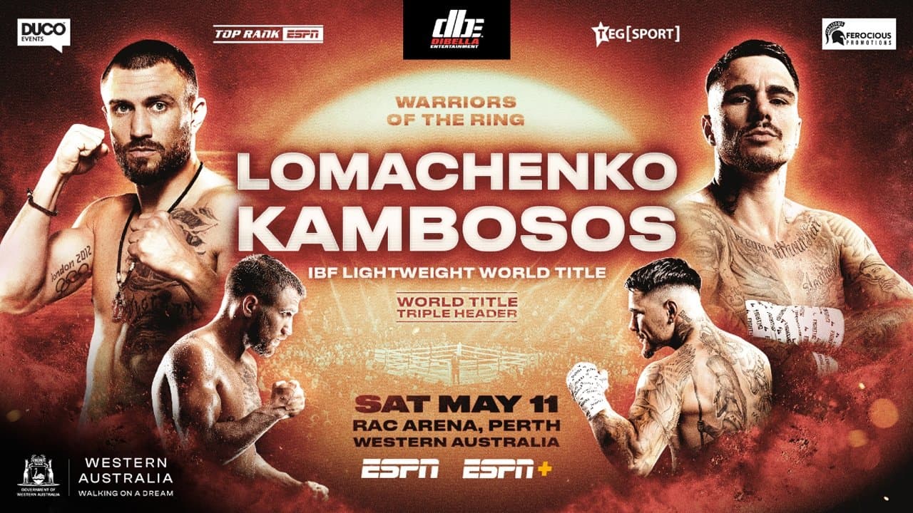 Vasyl Lomachenko vs. George Kambosos Jr.の背景画像