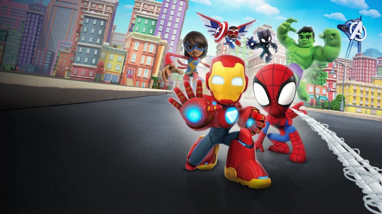 Spidey and Iron Man: Avengers Team Up!の背景画像