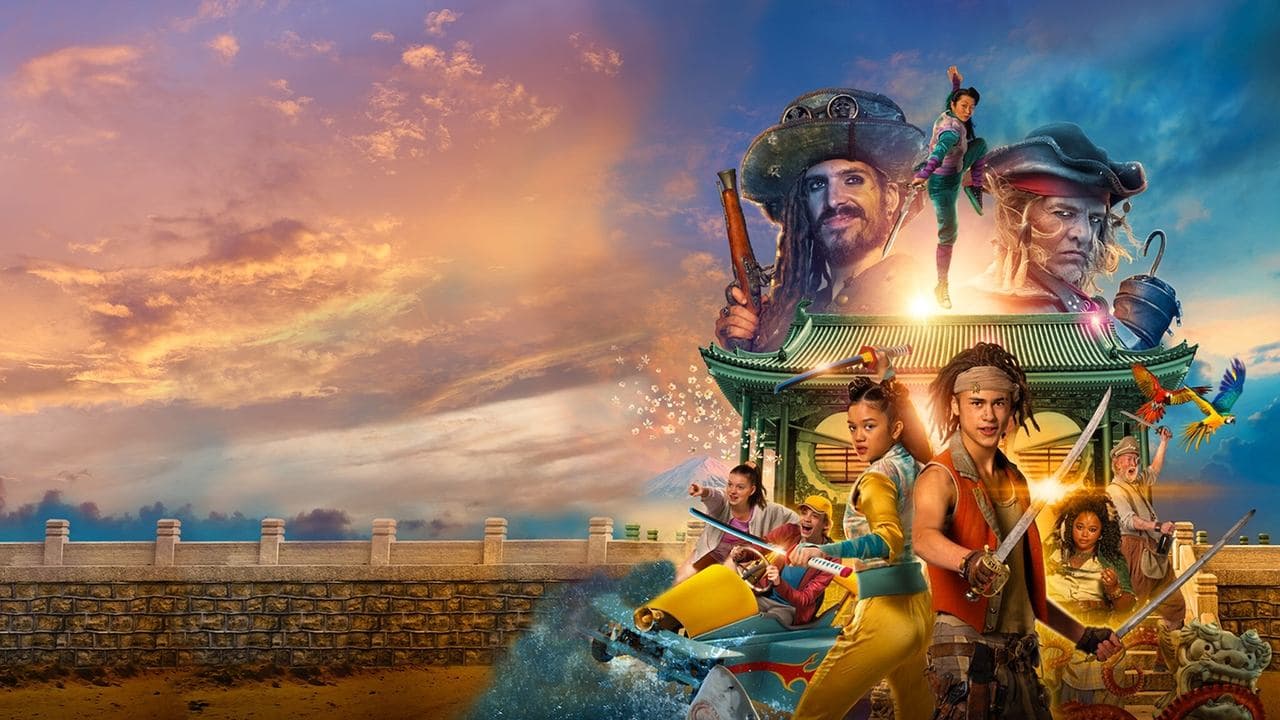De Piraten van Hiernaast II: De Ninja's van de Overkantの背景画像