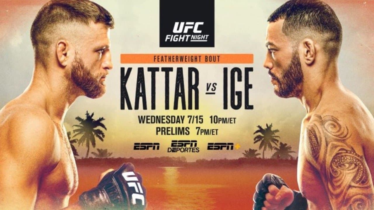 UFC on ESPN 13: Kattar vs. Igeの背景画像