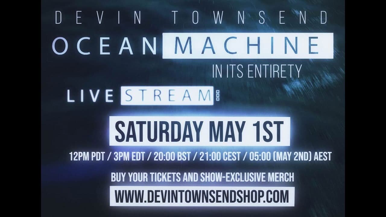 Devin Townsend Ocean Machine Livestreamの背景画像