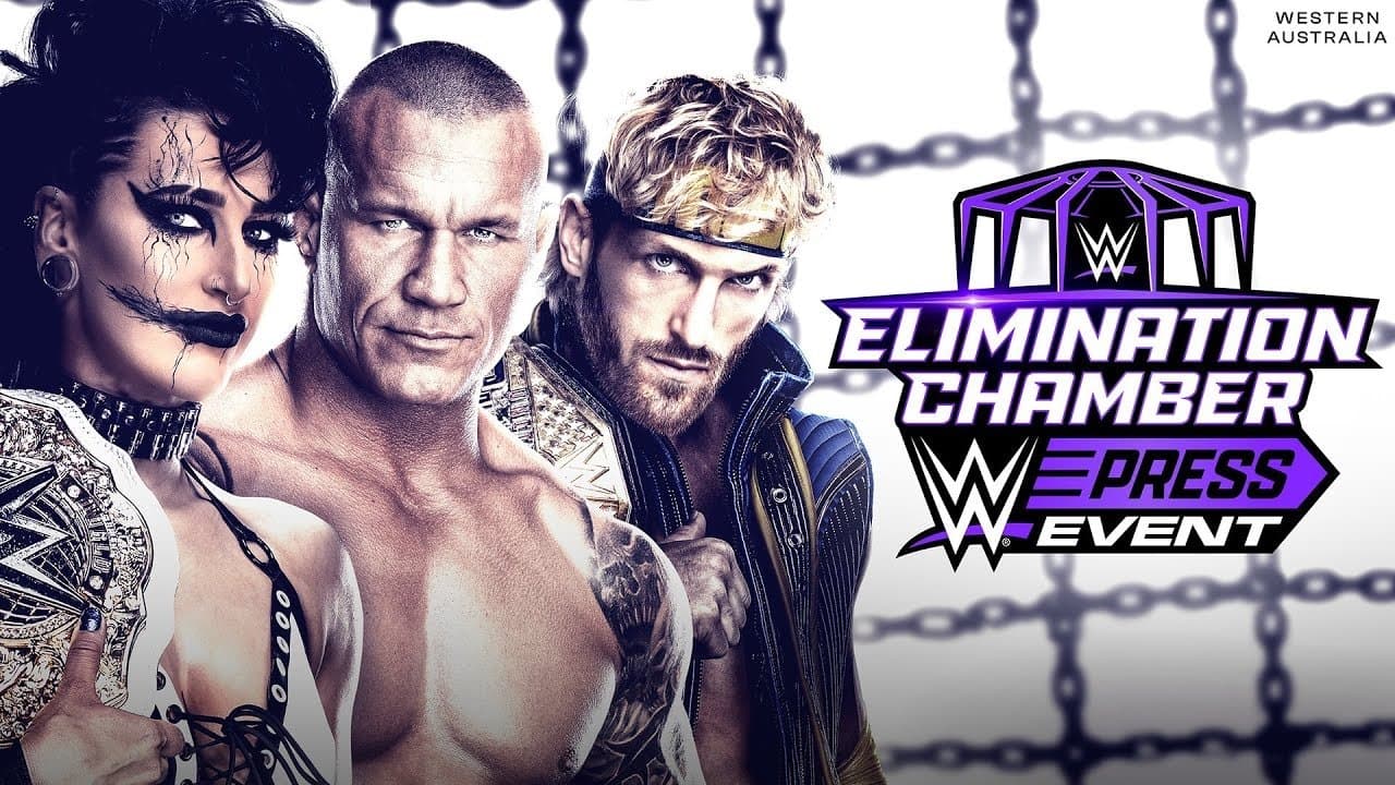 WWE Elimination Chamber Press Event 2024の背景画像