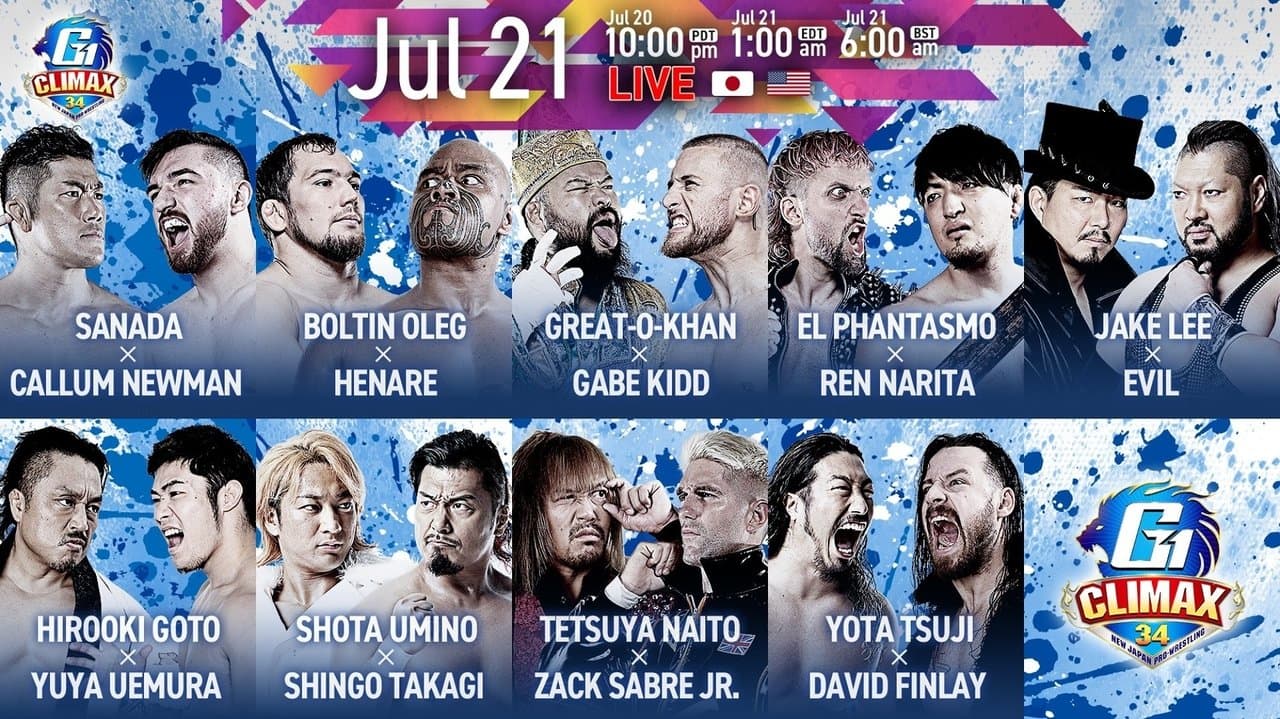 NJPW G1 Climax 34: Day 2の背景画像