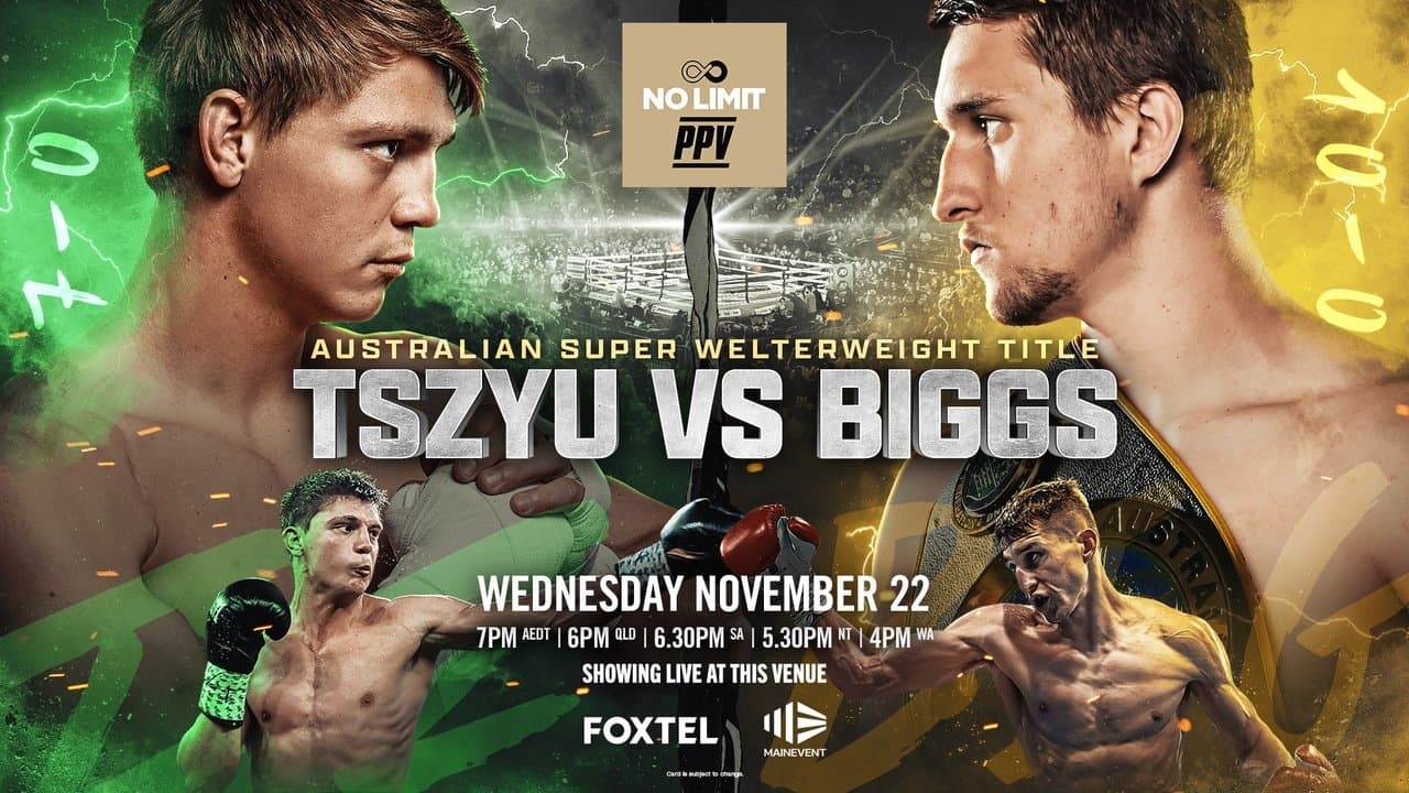 Nikita Tszyu vs. Dylan Biggsの背景画像