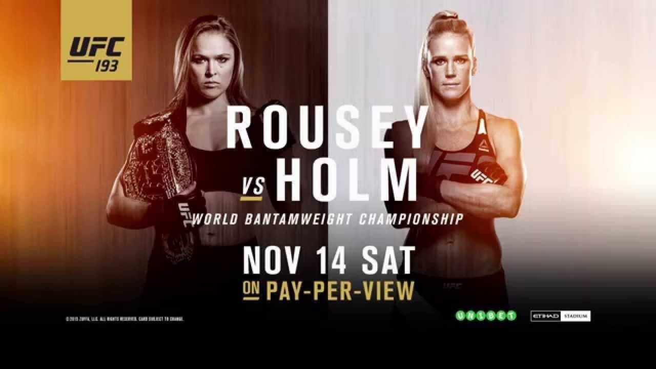 UFC 193: Rousey vs. Holmの背景画像