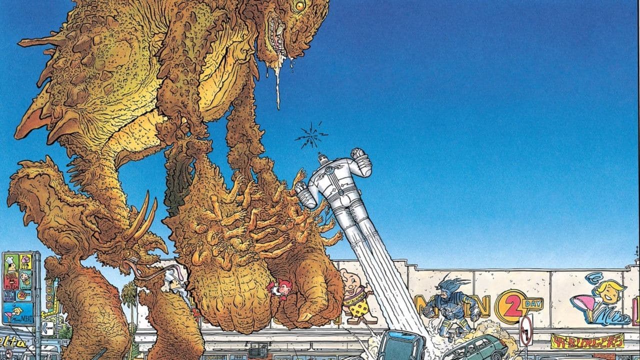 The Big Guy and Rusty the Boy Robotの背景画像