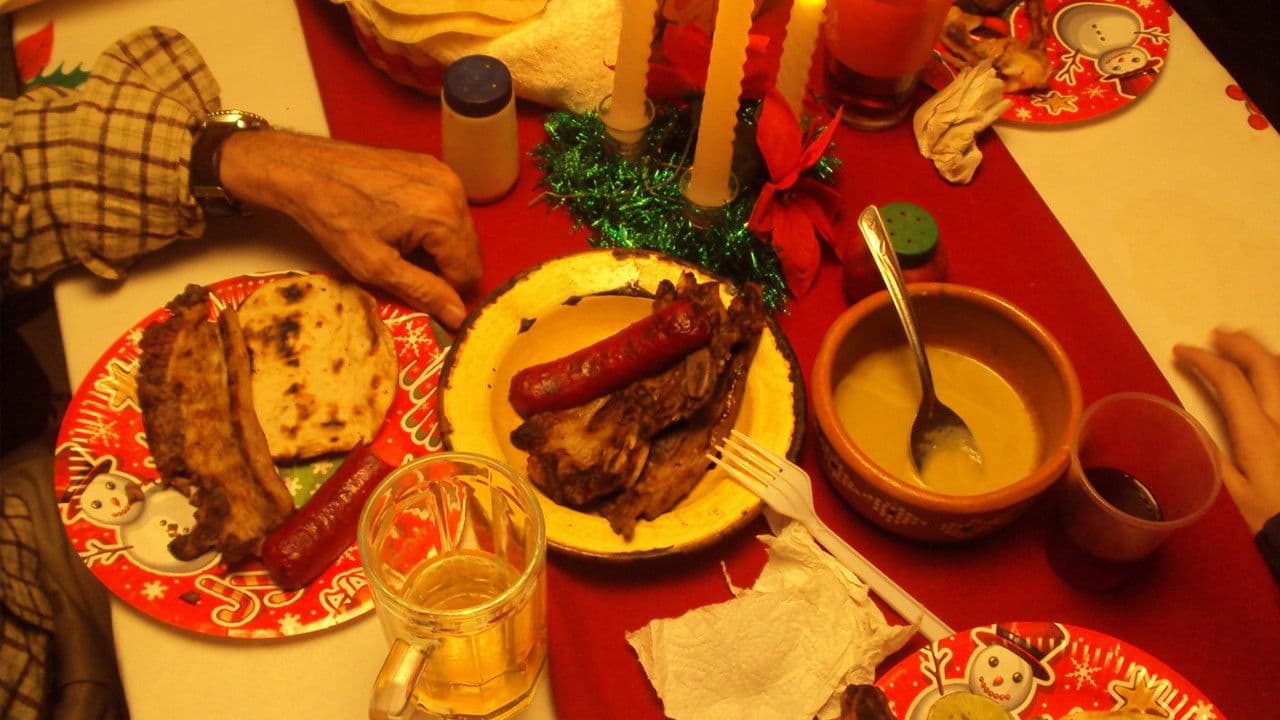 Carne Asada en Navidadの背景画像