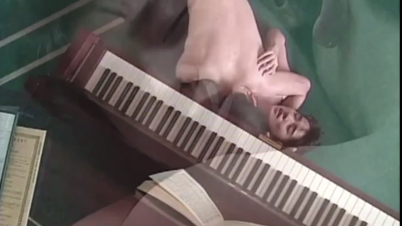 女教師・濡れたピアノの下での背景画像