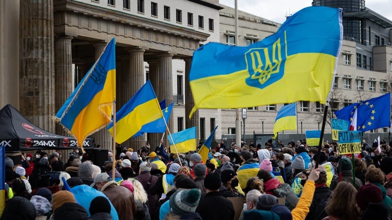 Unis pour l'Ukraineの背景画像