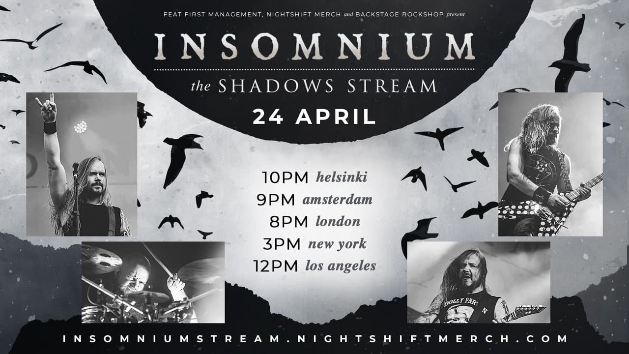 Insomnium - The Shadows Streamの背景画像