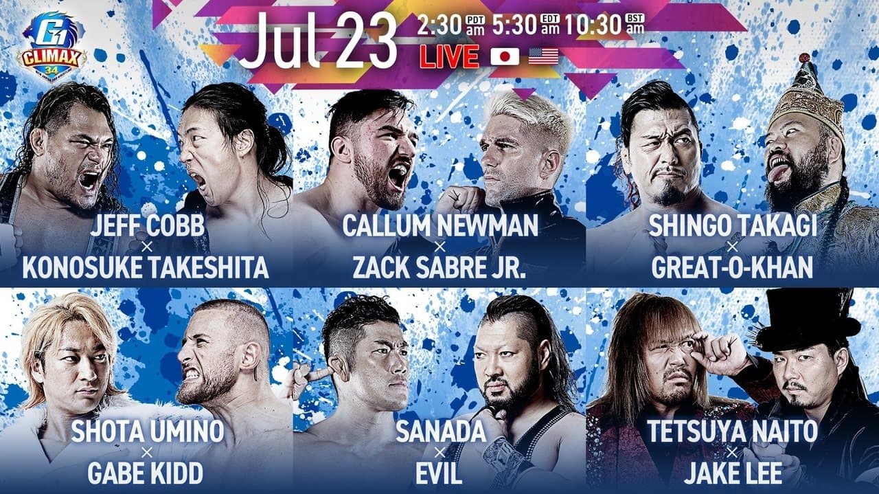 NJPW G1 Climax 34: Day 3の背景画像