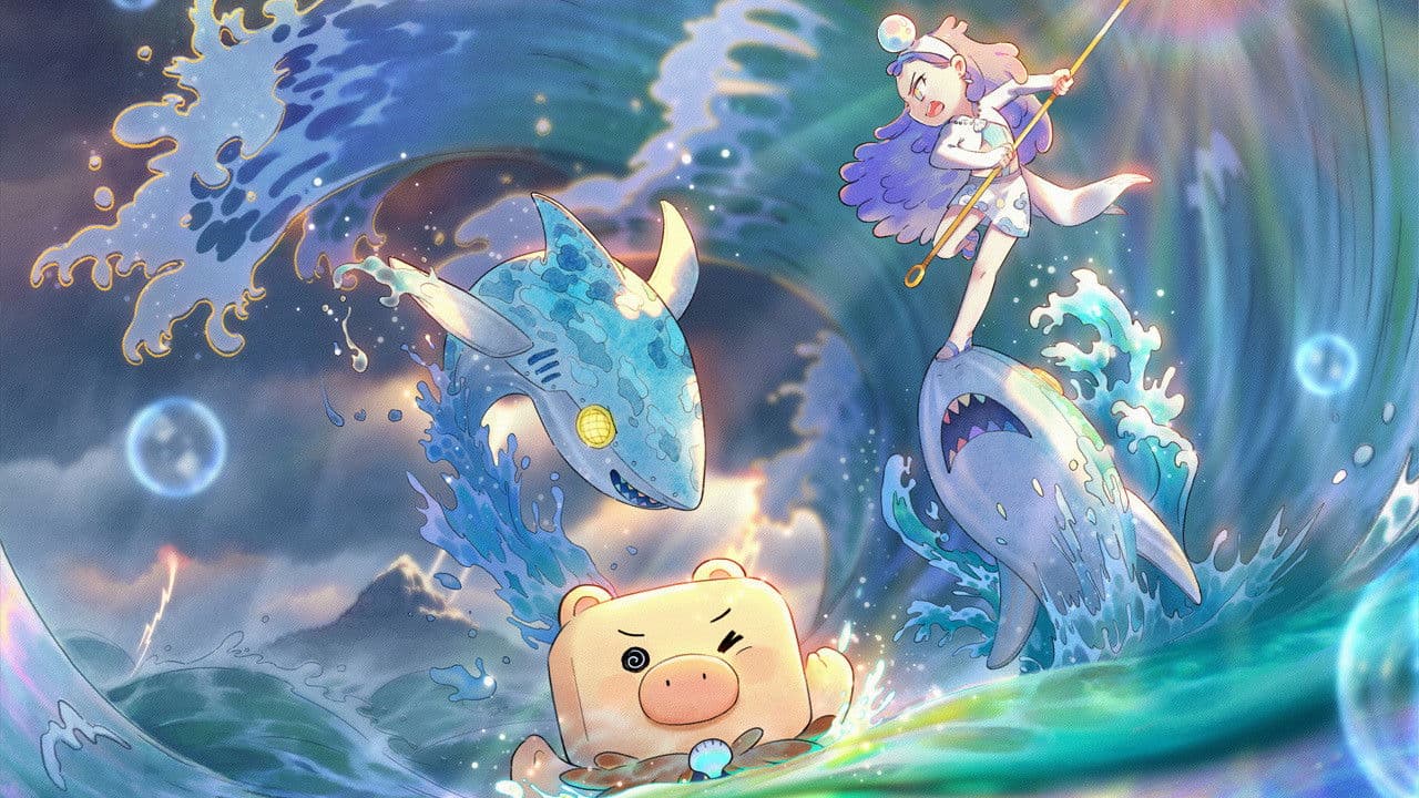 猪迪克之蓝海奇缘の背景画像