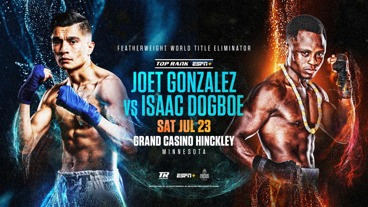 Joet Gonzalez vs. Isaac Dogboeの背景画像