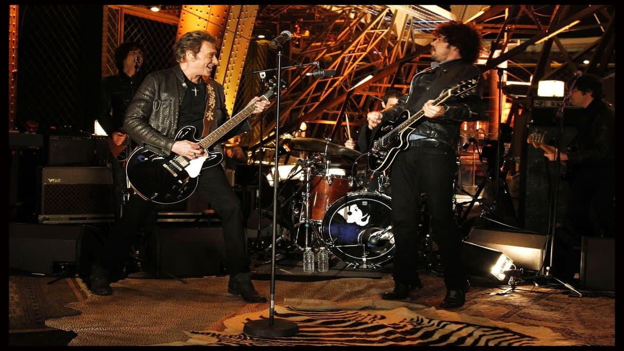Johnny Hallyday - Live à la Tour Eiffelの背景画像