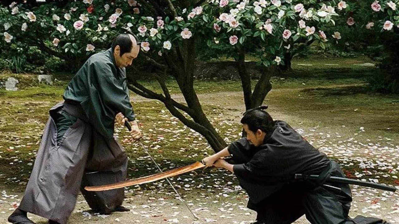 散り椿の背景画像