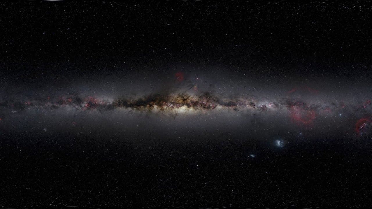Journey Through the Milky Way.の背景画像