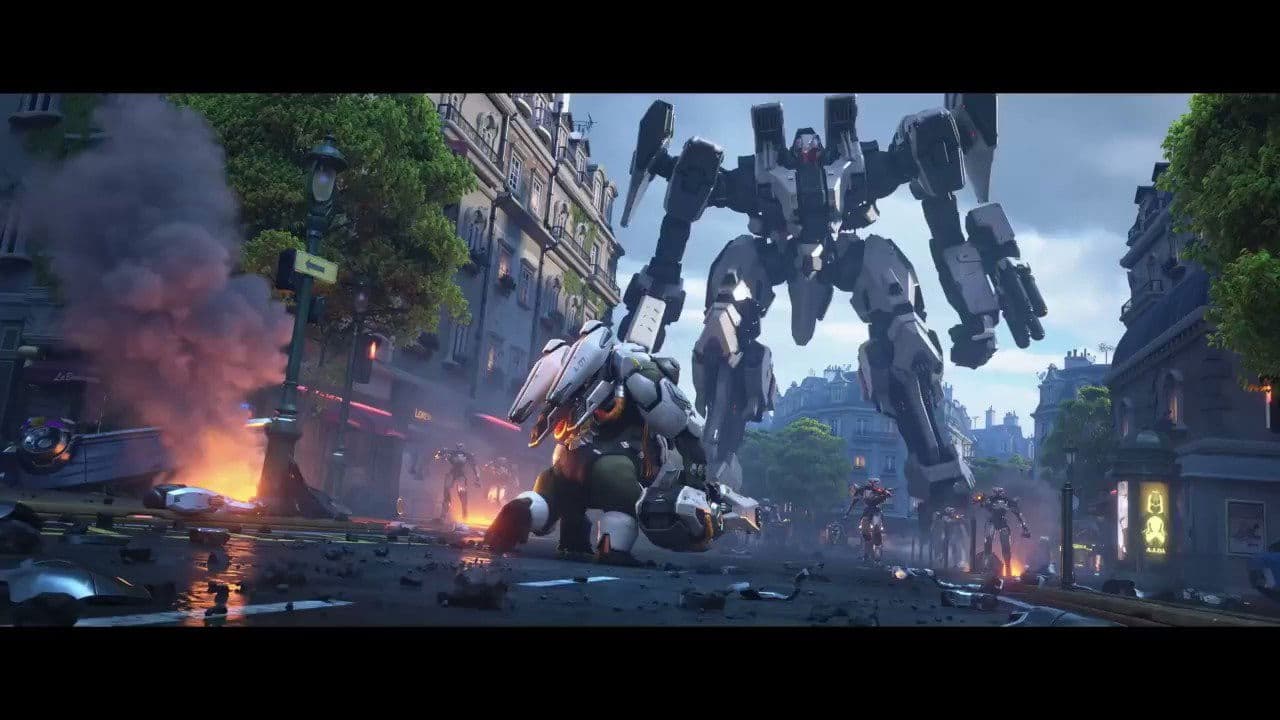 Overwatch Animated Short "Zero Hour"の背景画像