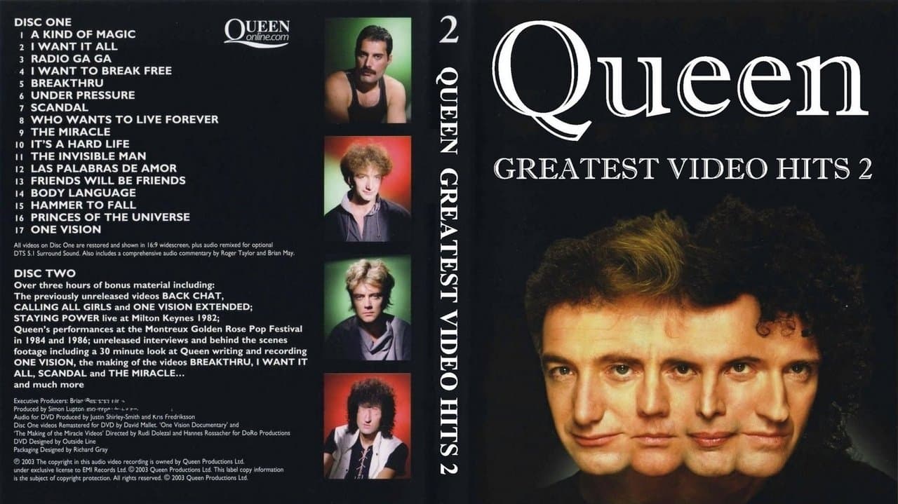 Queen: Greatest Video Hits 2の背景画像