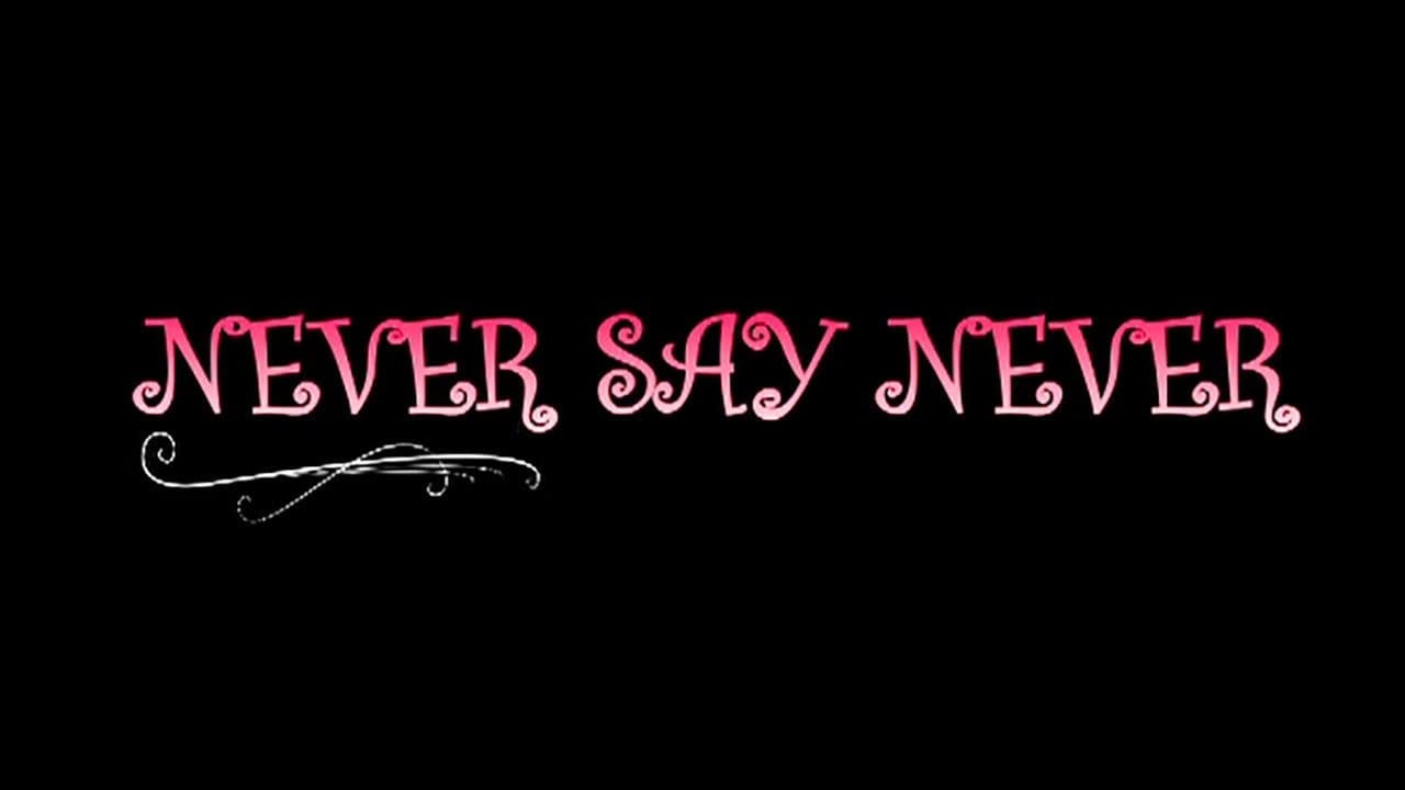 Never Say Neverの背景画像