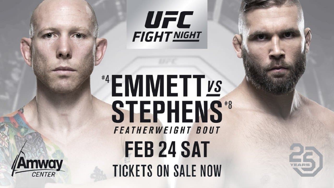 UFC on Fox 28: Emmett vs. Stephensの背景画像