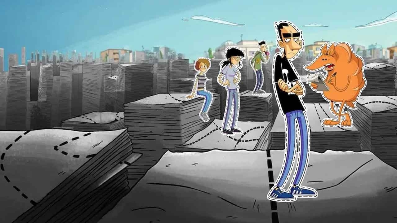 点線に沿って切り取るの背景画像