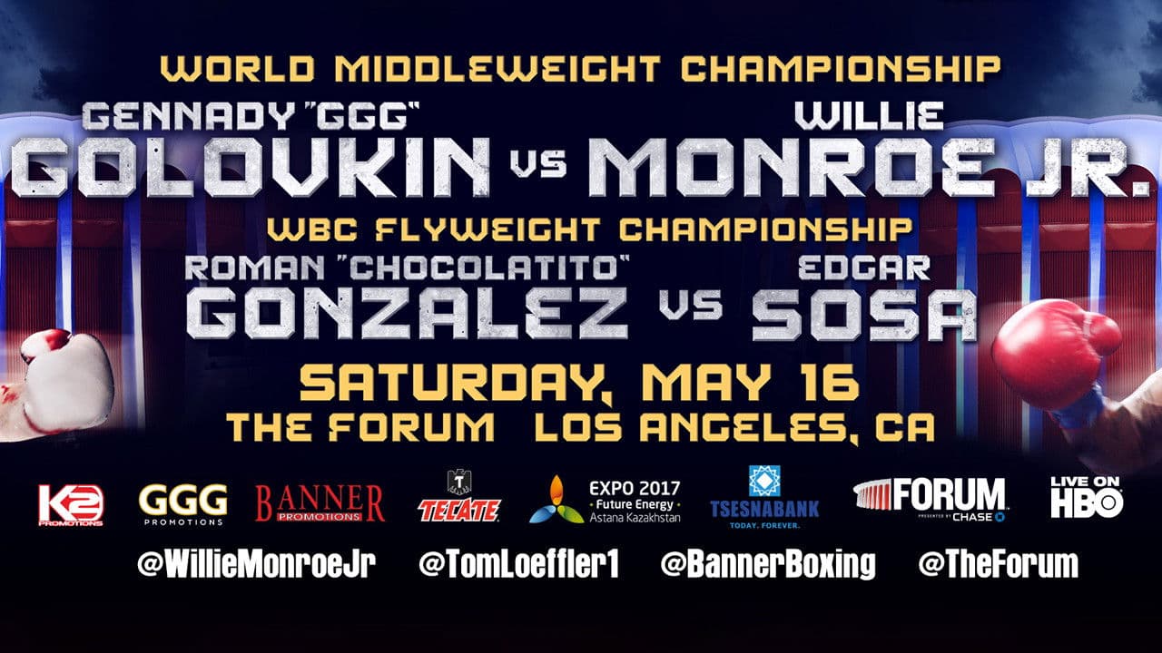Gennady Golovkin vs. Willie Monroe Jrの背景画像
