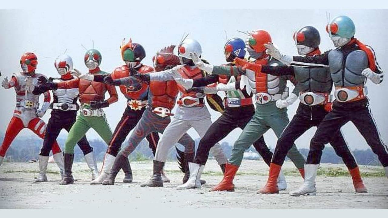 10号誕生！仮面ライダー全員集合！！の背景画像