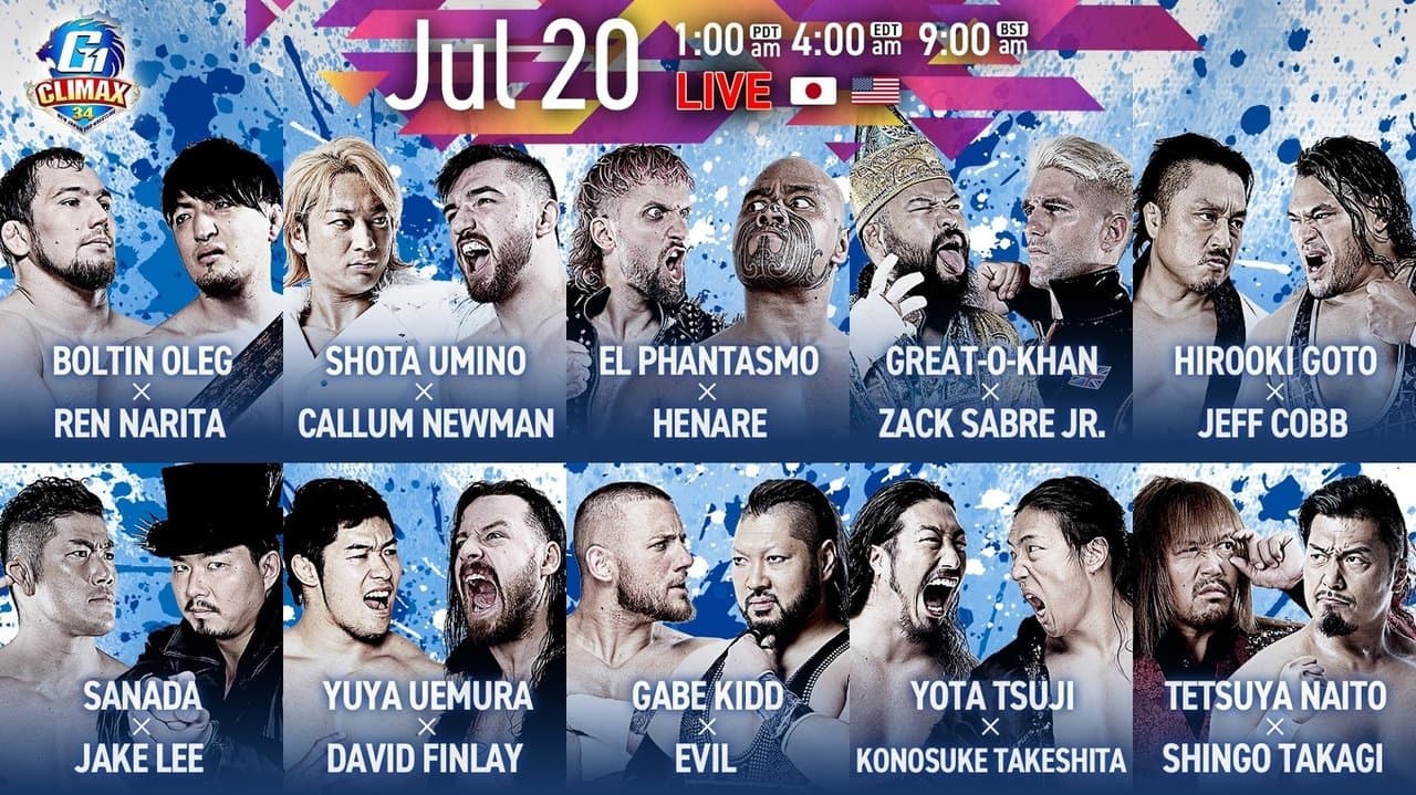 NJPW G1 Climax 34: Day 1の背景画像
