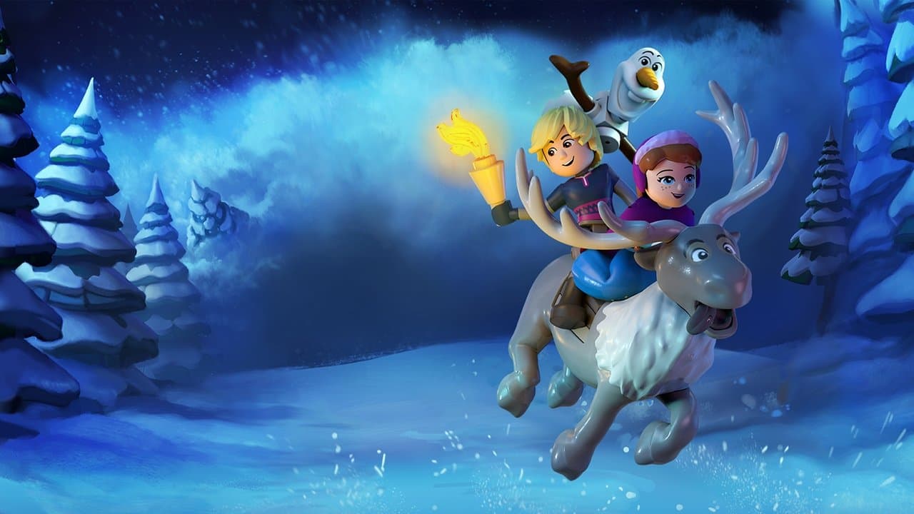 LEGO Frozen Northern Lightsの背景画像
