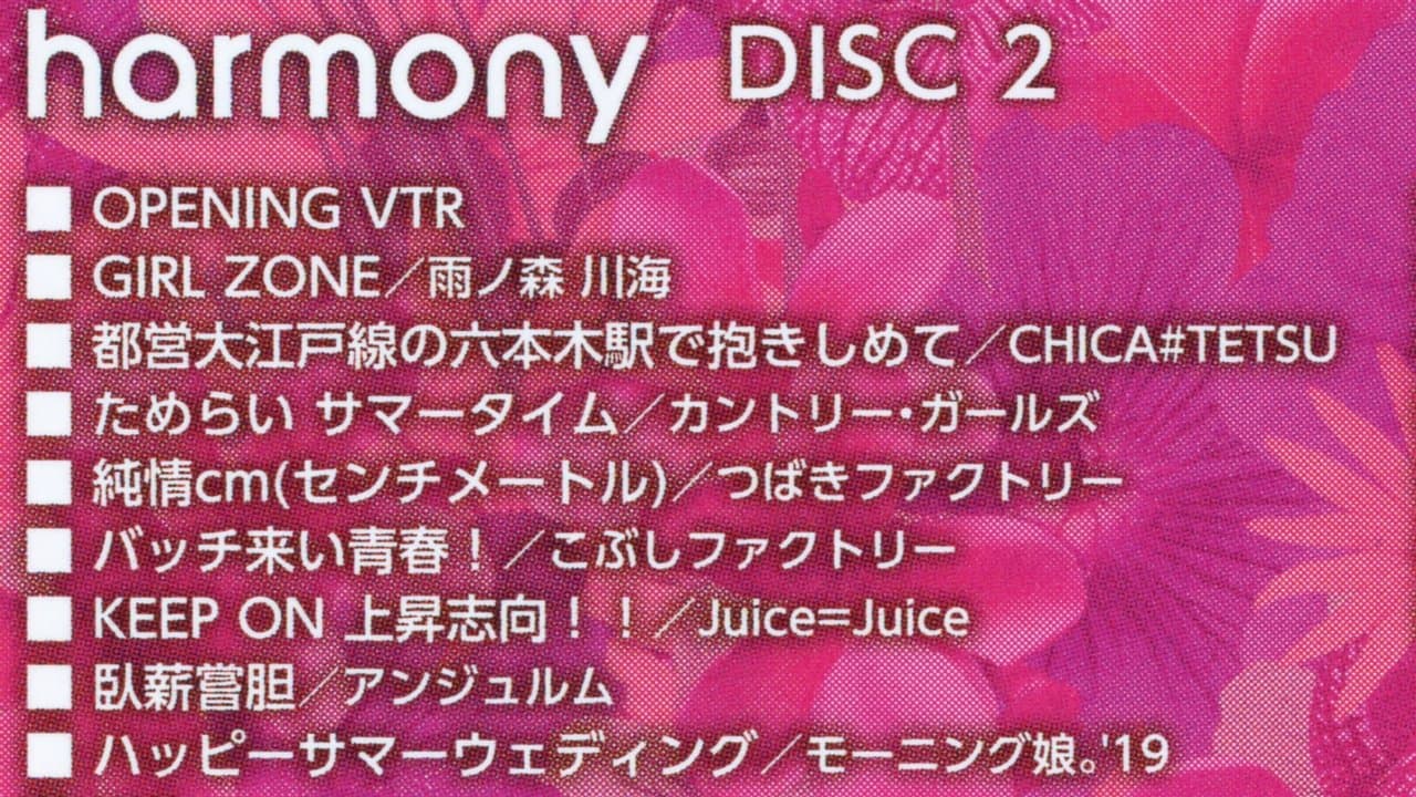 Hello! Project 2019 Summer "harmony"の背景画像
