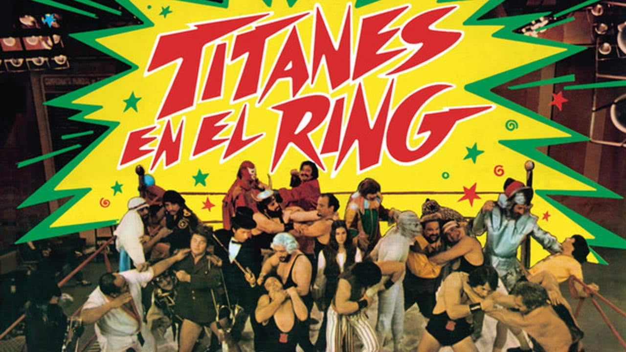 Titanes en el ringの背景画像