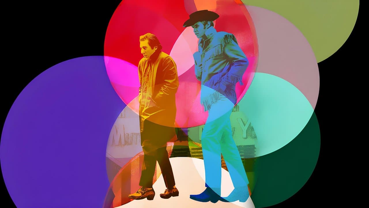 真夜中のカーボーイの背景画像