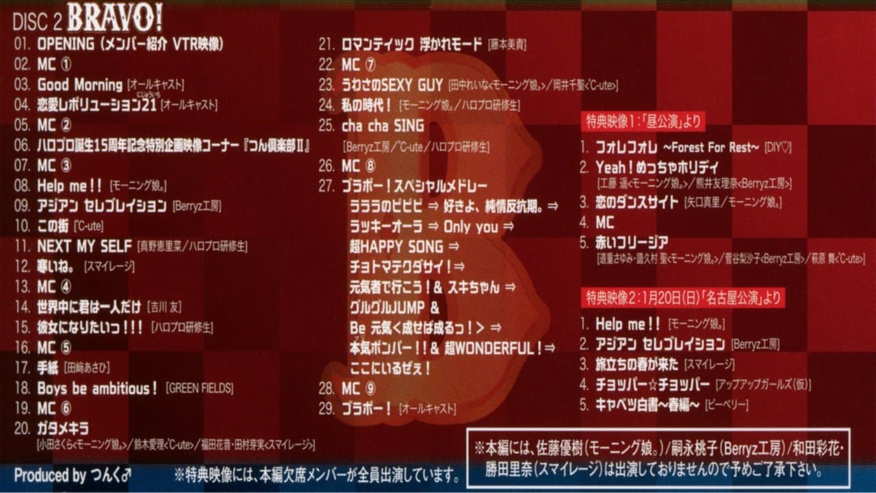 Hello! Project 2013 Winter 誕生15周年記念ライブ2013冬 ～BRAVO!～の背景画像