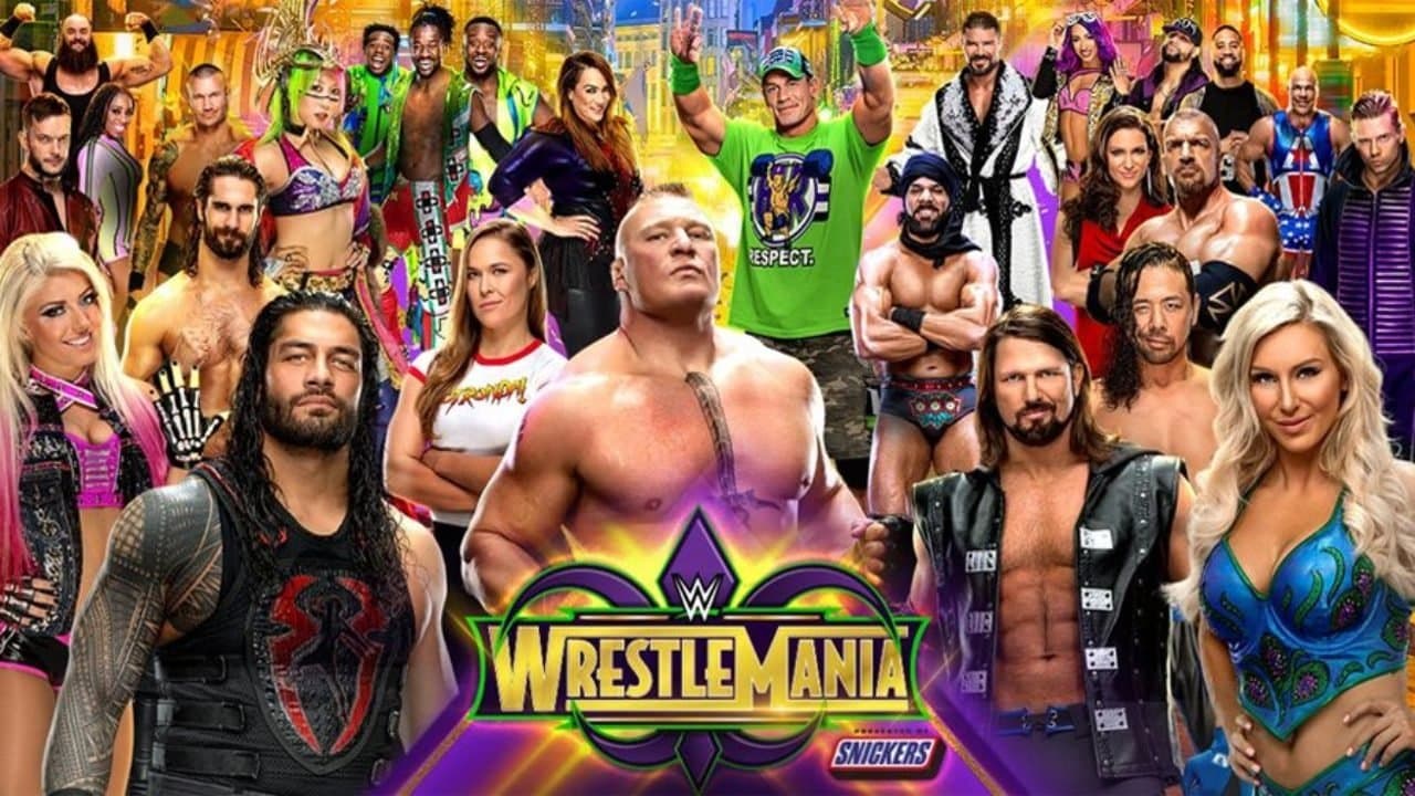 WWE WrestleMania 34の背景画像