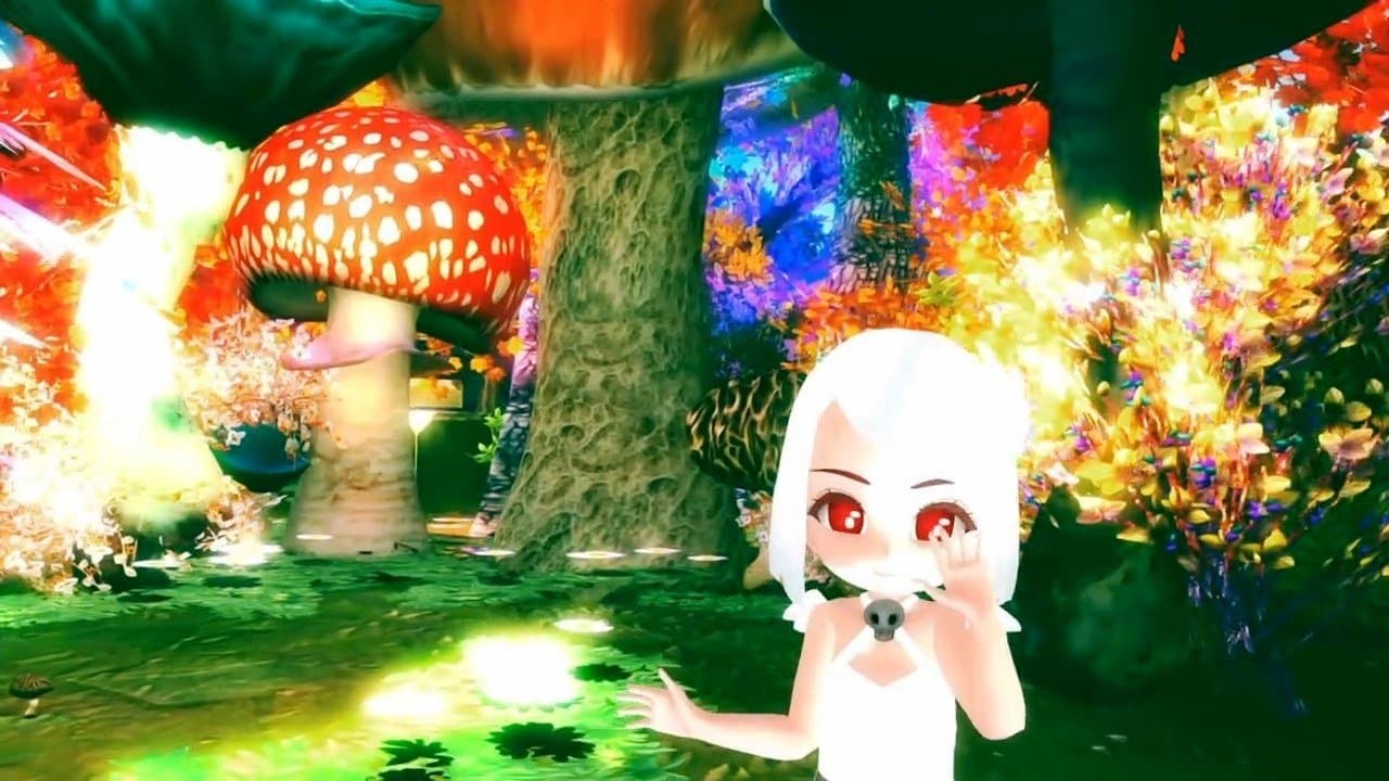 森の妖精 キノコの娘 / アニメちゃんに会える国の背景画像