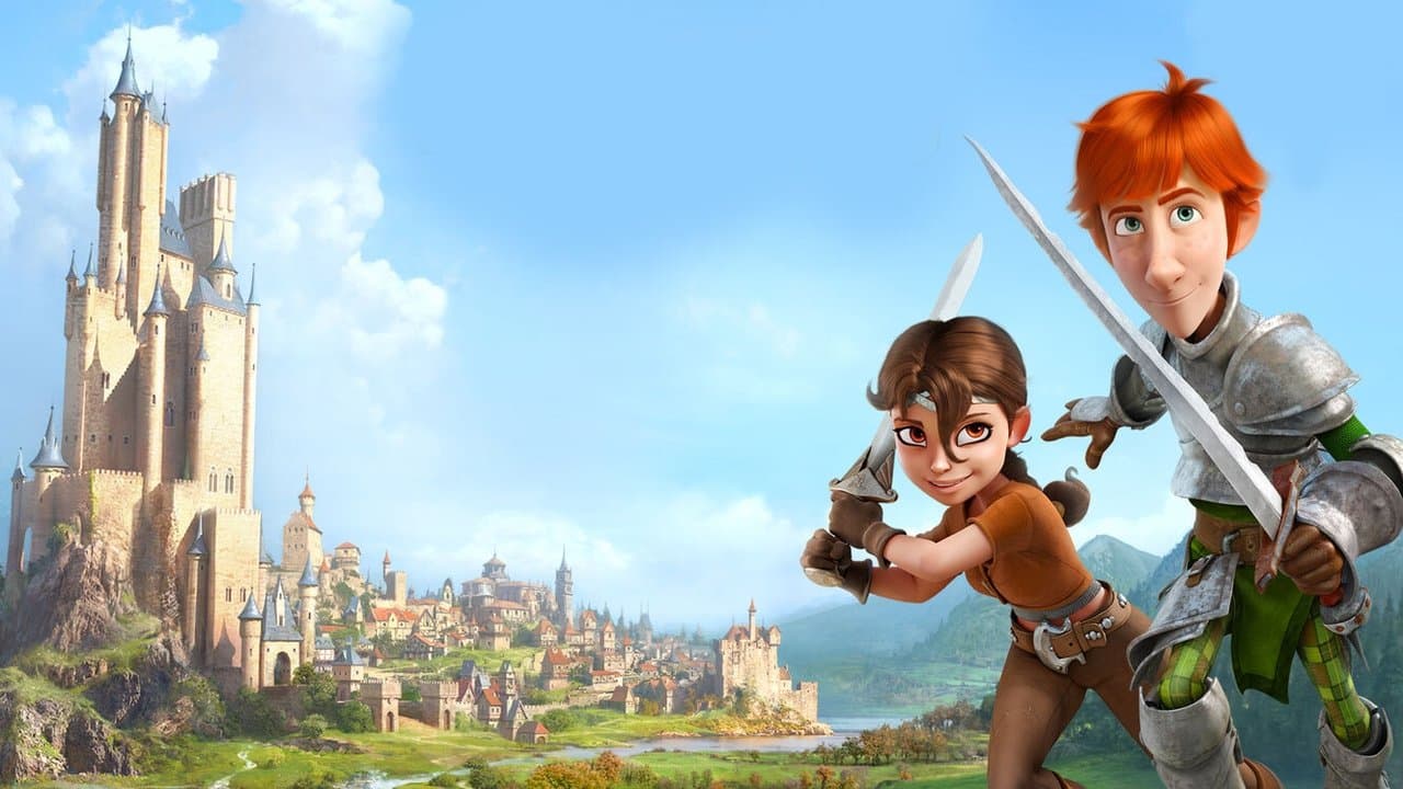 ジャスティンと勇気の騎士の物語の背景画像