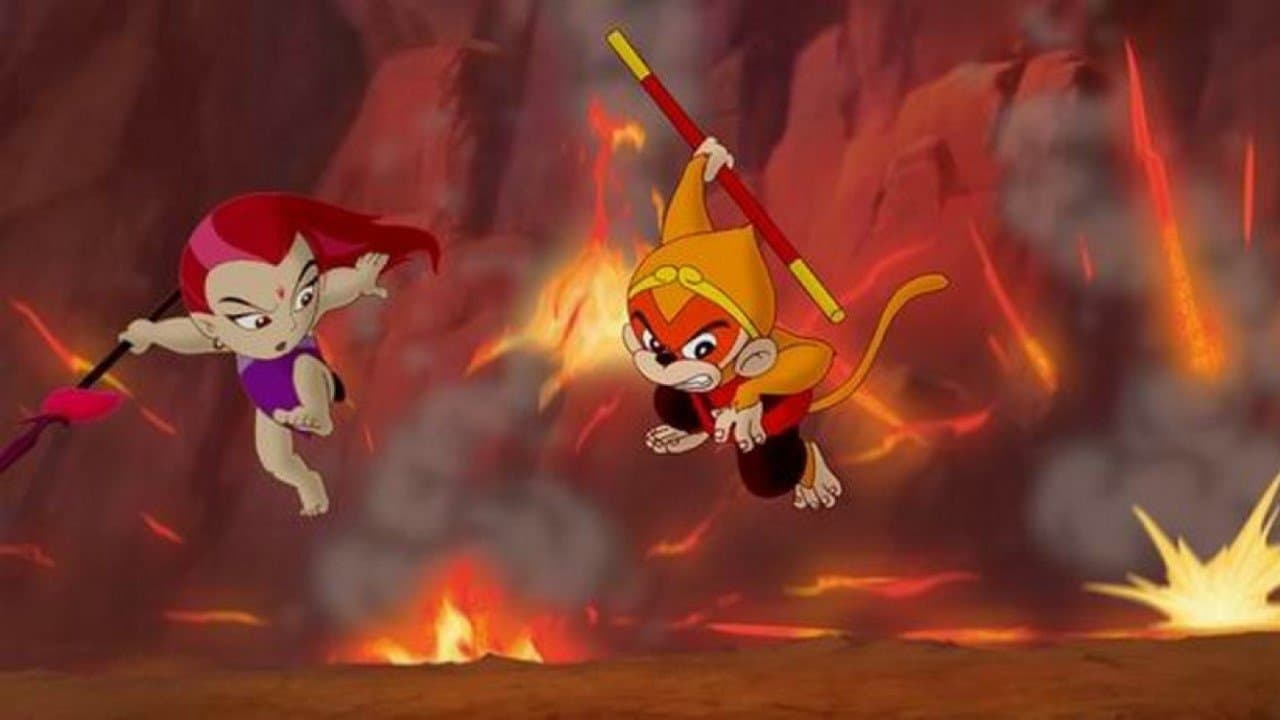 紅孩兒：決戰火焰山の背景画像