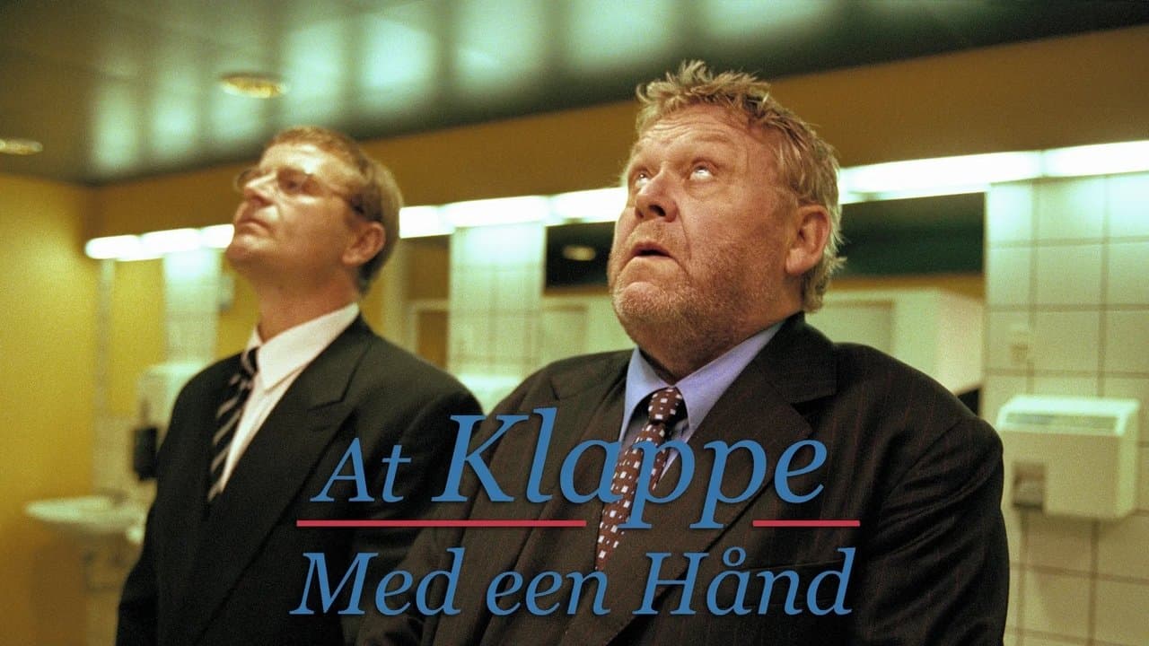 At klappe med een håndの背景画像