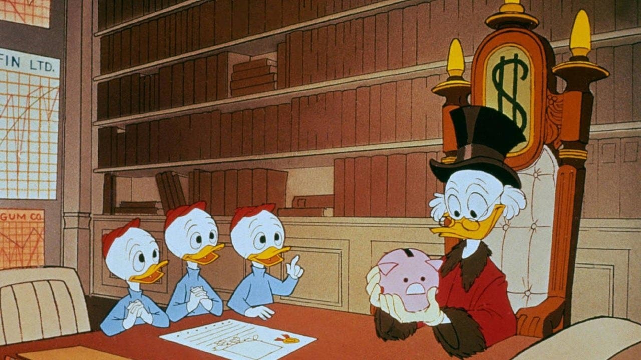 Scrooge McDuck and Moneyの背景画像